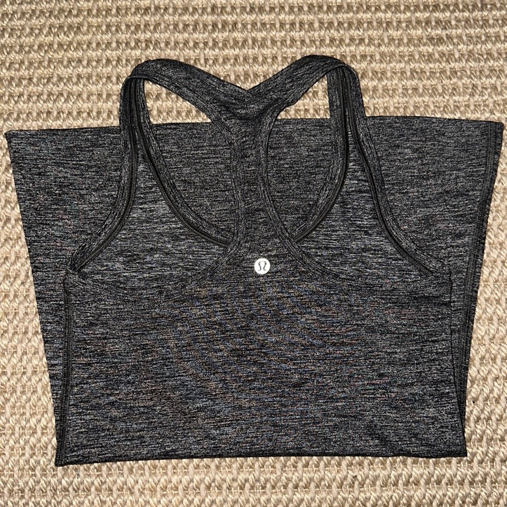 Lululemon Cool Racerback Tank Top in Gray